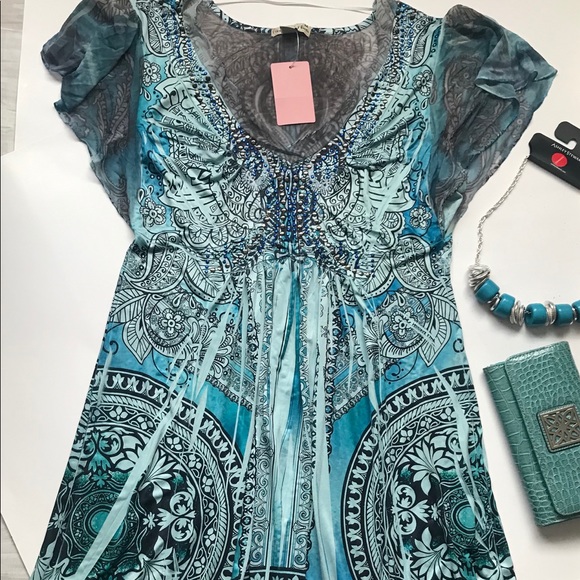 Dresses & Skirts - Turquoise Dress